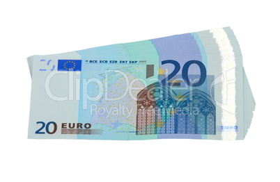 20 Euro banknotes