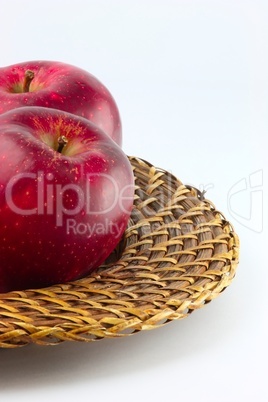 apples in a bowl