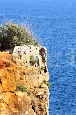 Sea view with beautiful rock