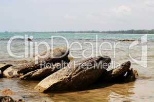 Felsen im Meer