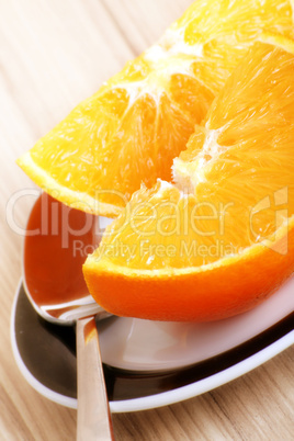 aufgeschnittene Orange