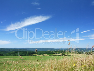 Himmel und Landschaft