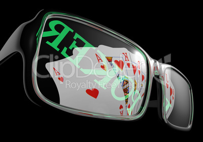 poker sonnenbrille