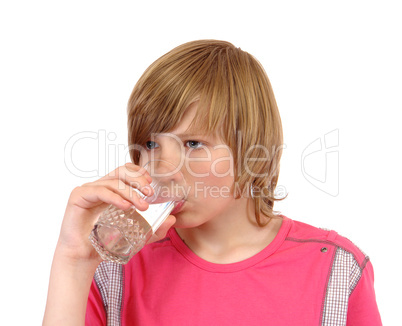 teenager to drink water