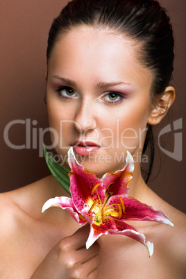 Beautyfoto mit Blüte