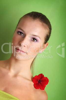 Beautyfoto mit Blüte