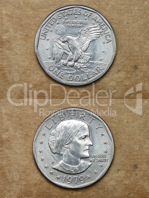 From series: coins of world. America. ONE DOLLAR.