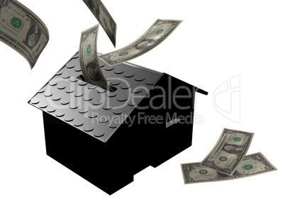 money box house black