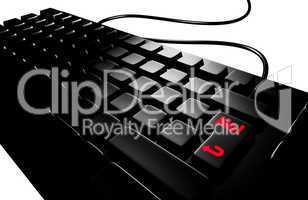 black keyboard no