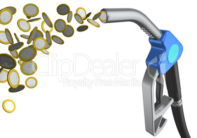 fuel tap with money