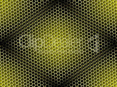 Honeycomb Background Seamless yellow