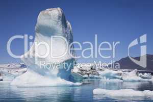 Icebergs on the Lagoon, Jokulsarlon, Iceland