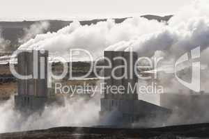 Geothermal Power Station in Iceland