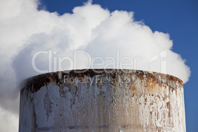 Steam Coming Out Of a Chimney