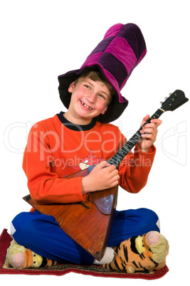 Boy with balalaika