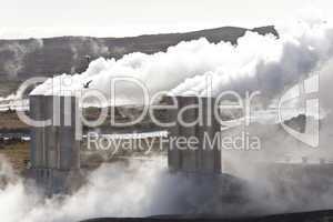 Geothermal Power Station in Iceland