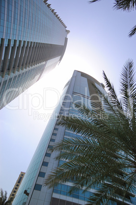 View on skyscrapers, Dubai, UAE