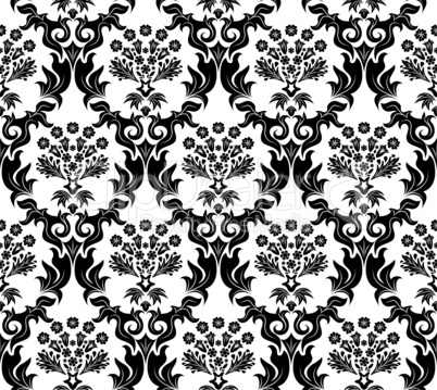 seamless damask pattern