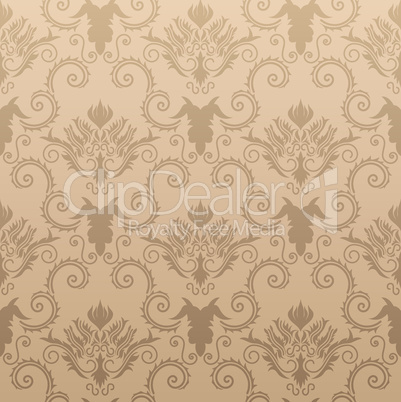 seamless damask pattern