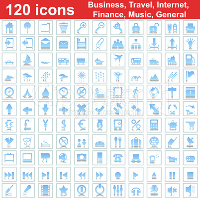 120 icons set