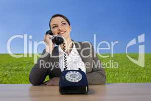 Businesswoman With phone