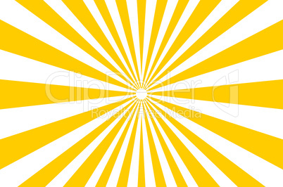 Weisser Hintergrund mit gelben Strahlen