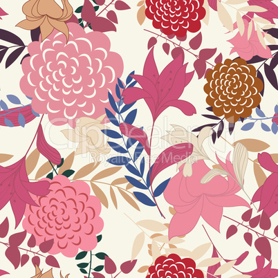 seamless floral background