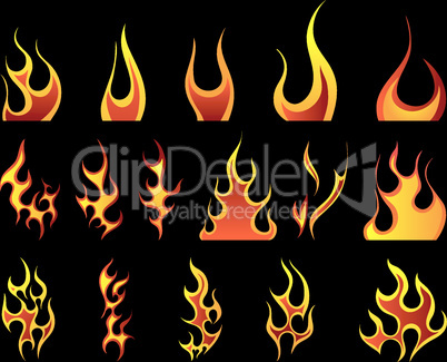 fire patterns set