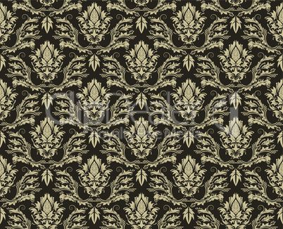 seamless damask pattern