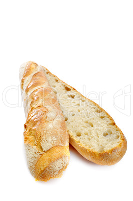 Baguette aufgeschnitten