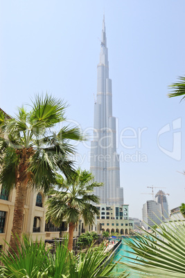 Dubai downtown, view on Burj Dubai skyscraper, Dubai, UAE