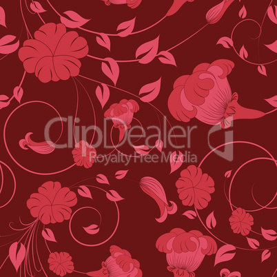 seamless floral background