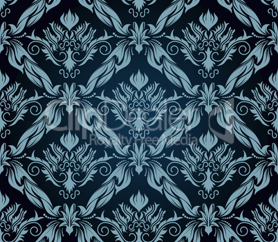 seamless damask pattern