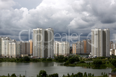 Moscower district: cloudsly