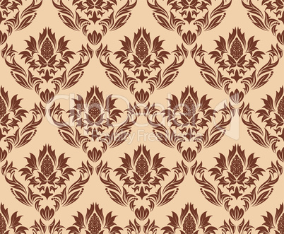 seamless damask pattern