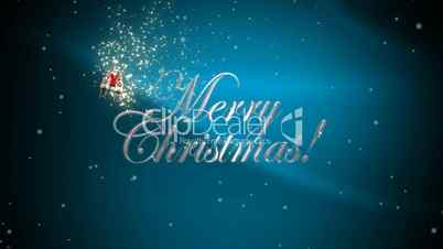Merry Christmas with Santa HD1080 Blue