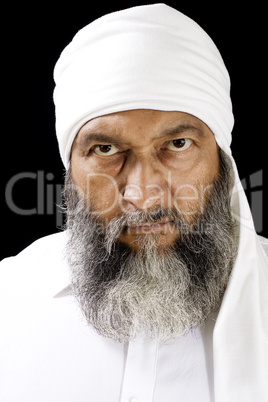 Middle Eastern man with turban