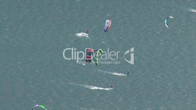 Kitesurfing on The Lake of Silvaplana 1