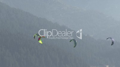 (Kitesurfing On the Lake of Silvaplana 2