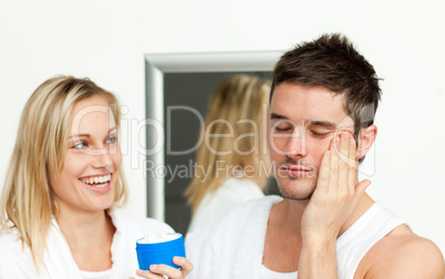 couple in bathroom