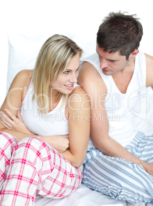 Couple in bed