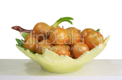 Zwiebel in Schale - onion in bowl 05