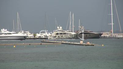 Yacht in the Port