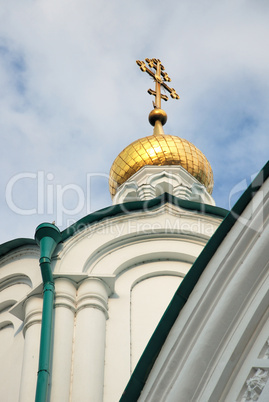 Details of orthodox cathedral, bottom view
