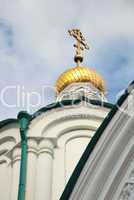 Details of orthodox cathedral, bottom view