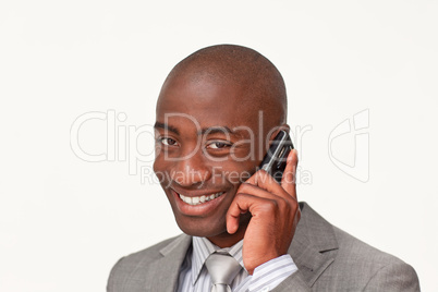 businessman on phone