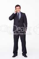 businessman on phone