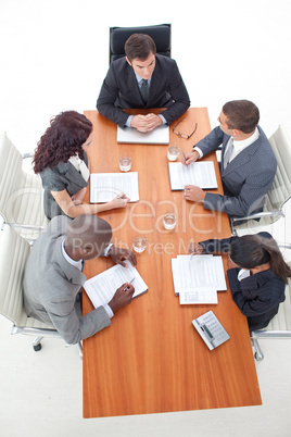 business people having a meeting