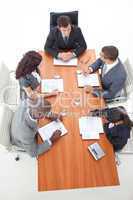 business people having a meeting