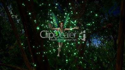 Fairy Flying Through Forest HD1080